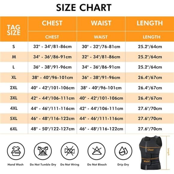 Sauna Vest Waist Trainer for Men - Mens Sauna Suit Double Sweat Belt Body Shaper - Picture 5 of 7